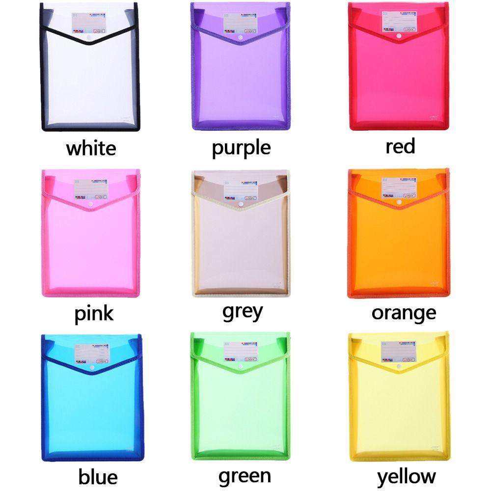 Прочная сумка из ПВХ Водонепроницаемая сумка для документов Органайзер для файлов Папка-конверт A5 Папки-файлы