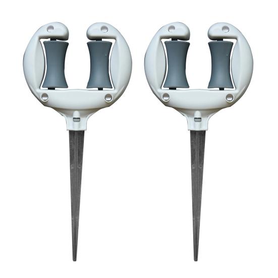 Направляющая для садового шланга, гвоздь, мягкая водопроводная труба, удерживающая, экономящая трудозатраты, гладкий ролик, заостренная головка, противоскользящая, на открытом воздухе