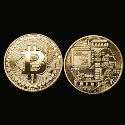 Коллекционная монета Биткоин Подарок Коллекция искусства Энтузиаст KTY