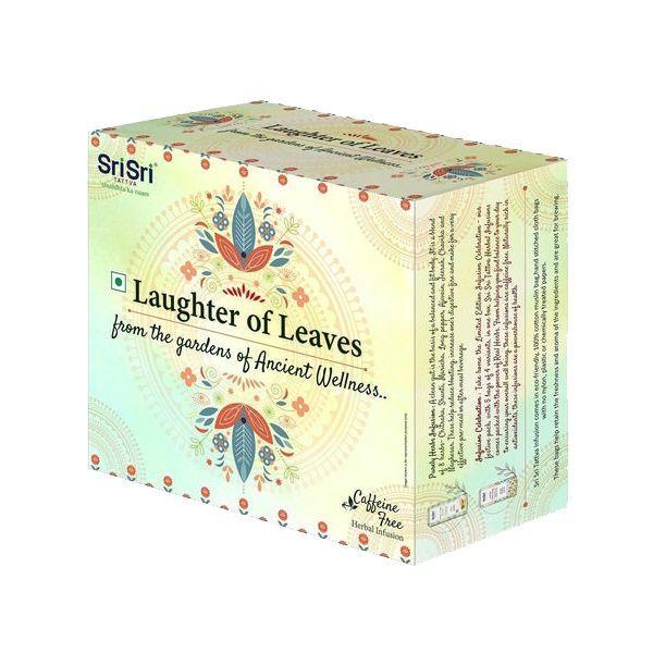 Herbal Tea Set (2 X 20 Pack), Laughter of Leaves Set, Sri Sri Tattva