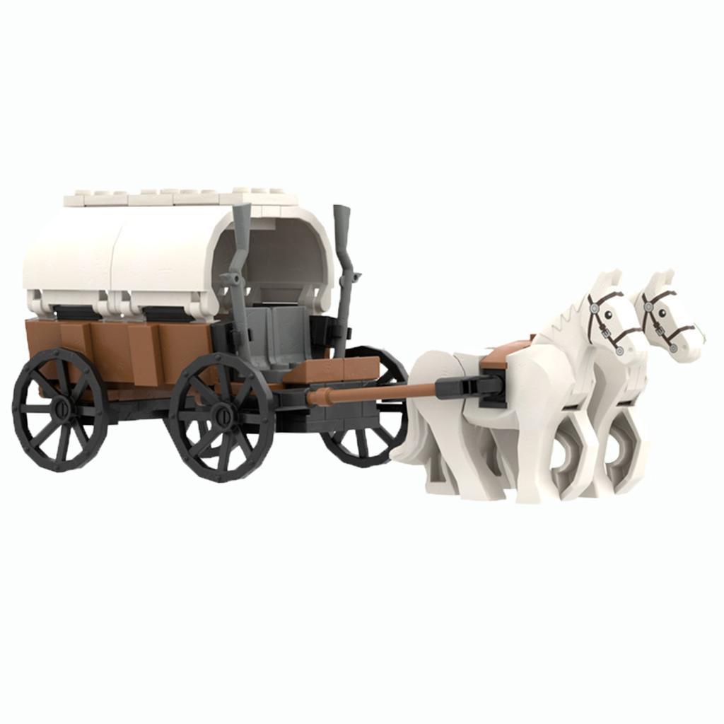 MOC Средневековая городская сцена Строительные блоки Доска объявлений Таверна Камин Костер Судейское место Вид улицы Кирпичная игрушка