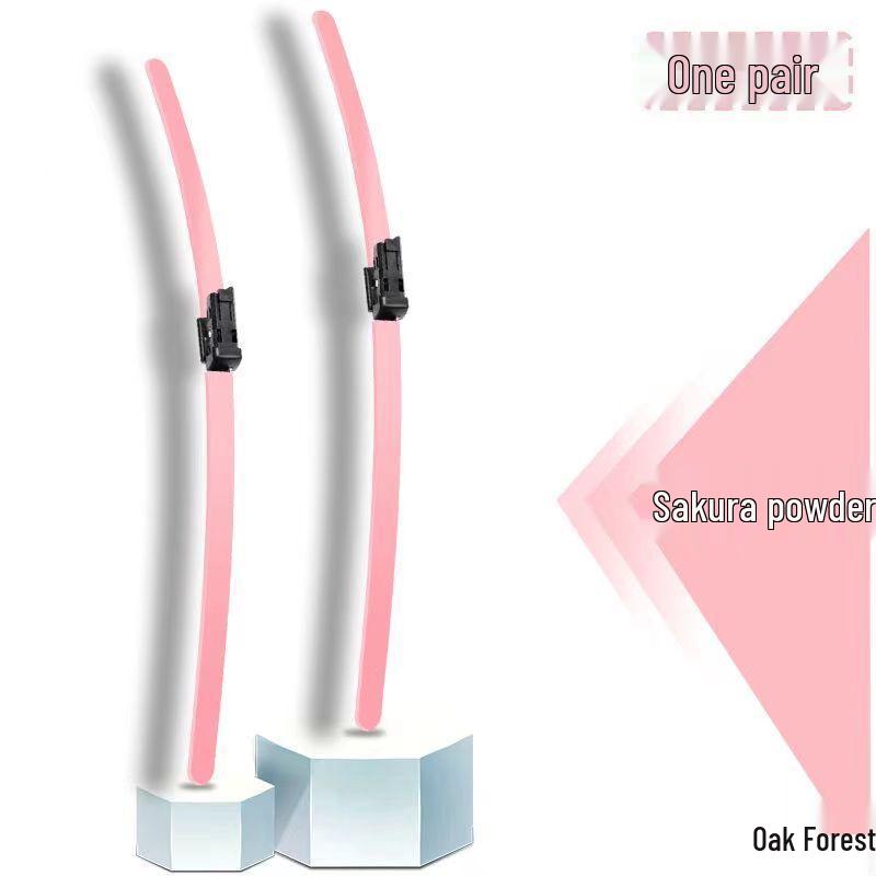 Цветной, Универсальный, Бескаркасный Передний Дворник с Резиновой Лентой для Автомобильных Лобовых Стекол