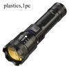 New Style Super Strong Light Long-range Flashlight 5000LM Outdoor Patrol Zoomable Aurora-style with Large Floodlight Function