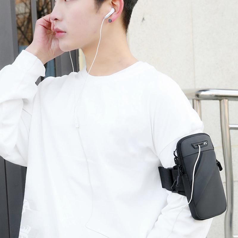 Running Phone Holder Waterproof Wrist Wallet Sport Arm Bag Universal Arm Pouch Large Capacity Zipper Cycling Arm Case