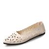 Summer Women Flat Shoes Soft Casual Loafers Female Ballet Flats Sweet Cut Out Suede Slip On Moccasins Breathable Ladies Footwear