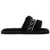 Puma Fluff Remix Slide Black White Women Sneakers 385240-01