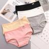 1Pc/Plus Size Panties Women's Underwear Cotton Briefs Girls Solid Color Sexy Lingeries Shorts Breathable Underpant Female