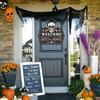 Halloween Listing Ghost Festival Wall Decoration Pumpkin Door Pendant Customization