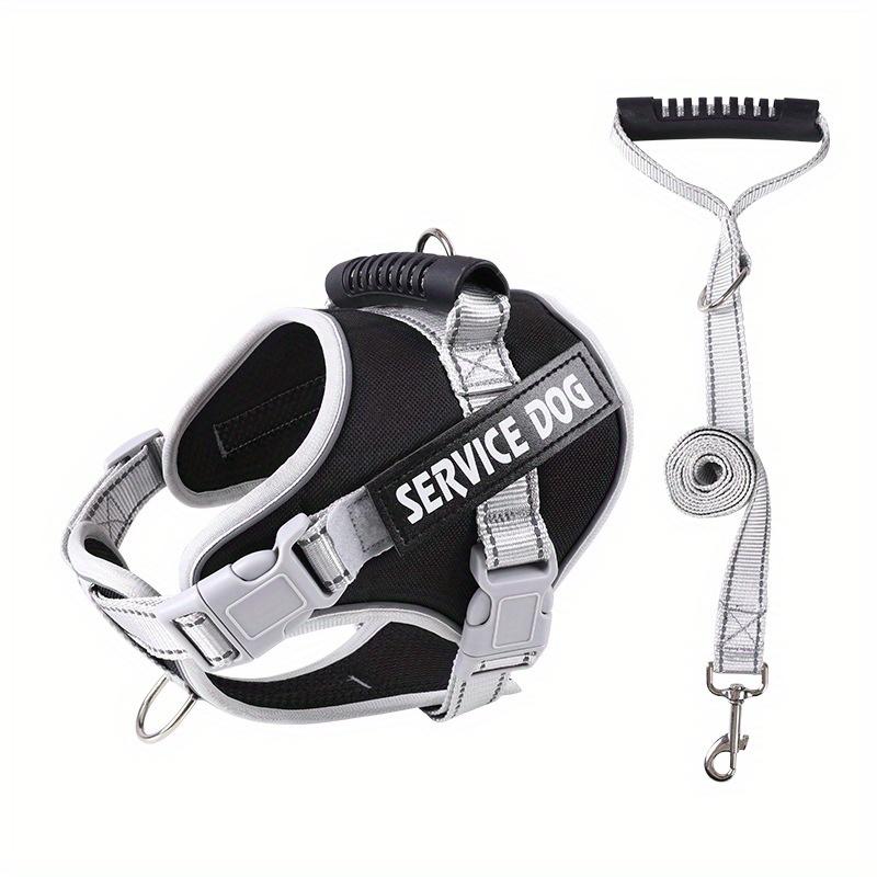 Прочная шлейка для собак с нагрудными и спинными ремнями, регулируемый светоотражающий жилет для домашних животных для активного отдыха