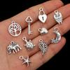 20Pcs Plating Silver Alloy Accessories For Jewelry Component Making DIY Necklace Bracelet Earring