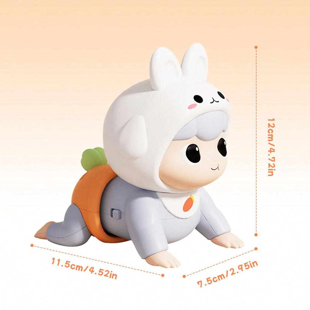 Игрушка для младенца, чтобы научиться ползать, животное, кукла для ползания, может петь, ходить, игрушка для времени на животике с музыкой, развивающая игрушка для раннего обучения, подарок