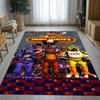 Хоррор Фредди F-FNAF Игры Гостиная Нескользящий Ковер Мягкий Ковер для Спальни Детской Игровой Комнаты Дивана, Домашний Декор Придверный Коврик Подарок