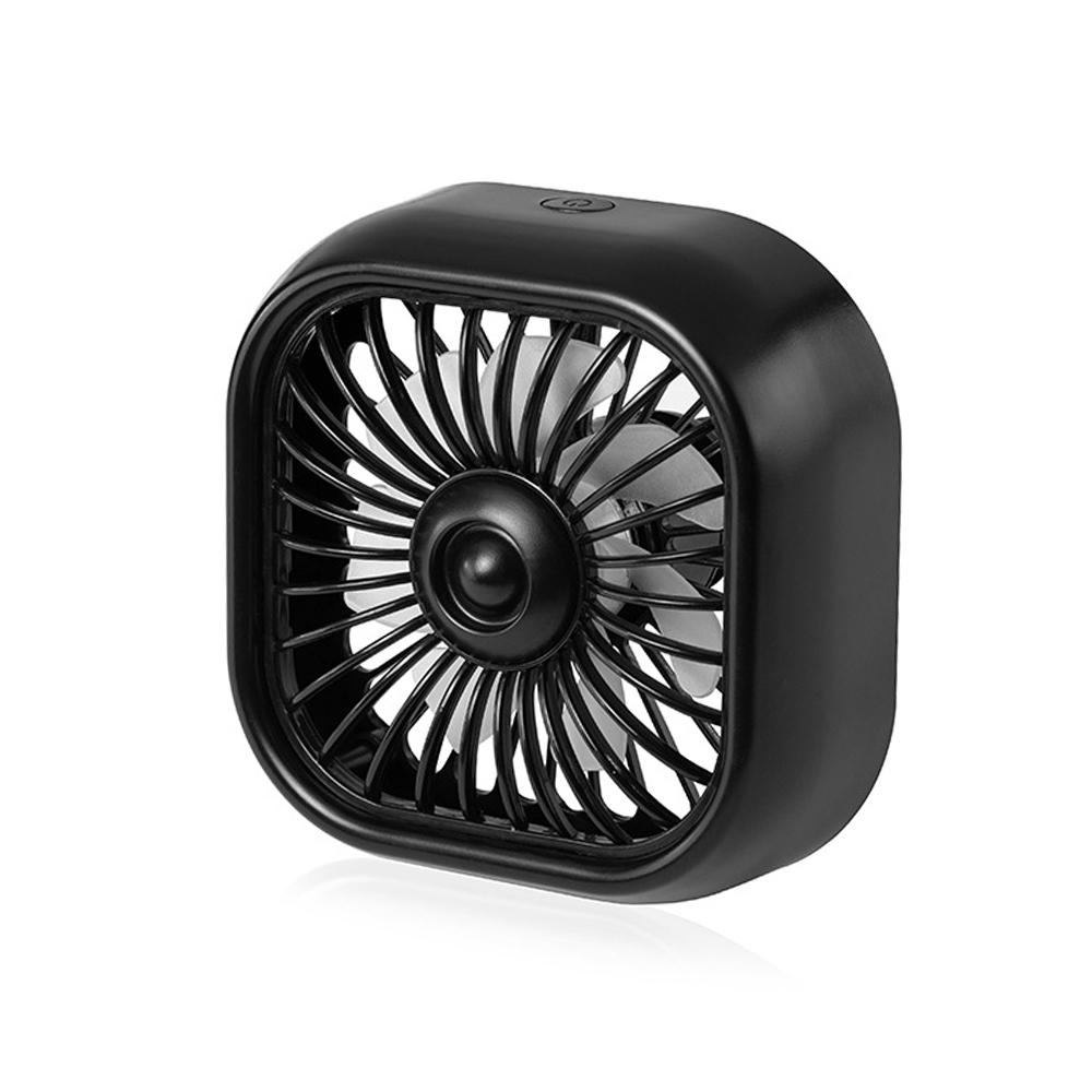 Автомобильный мини-вентилятор с USB-зарядкой и выходом для воздуха Электрический вентилятор со светодиодной подсветкой Турбовентилятор с семью лопастями Автомобильные электроприборы