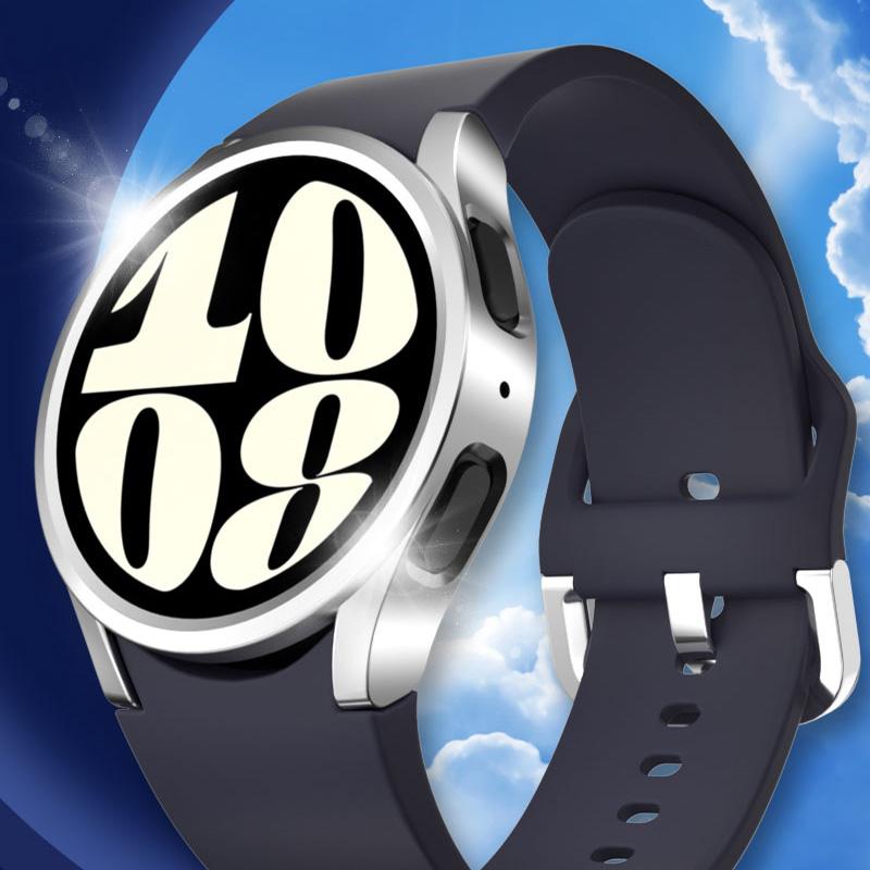 Чехол для корпуса Samsung Galaxy Watch7 40 мм 44 мм Матовое покрытие Защитный полый бампер-оболочка для Galaxy Watch 7 Аксессуары для умных часов