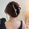 Korean Large Pearl Fairy Shark Clip Hairpin for Women
