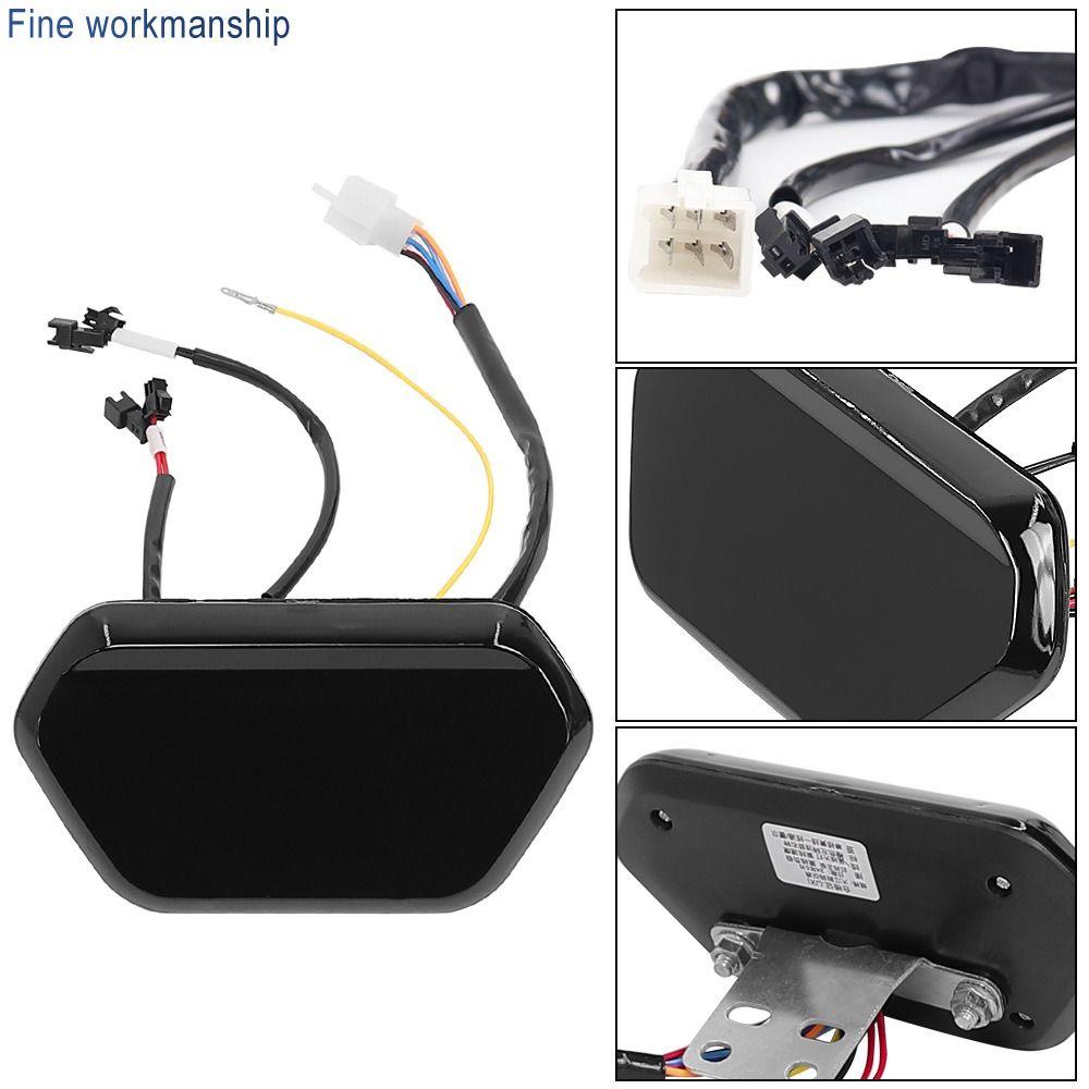 Digital Display Electric Scooter Dashboard Voltage Compatible LCD Display Meter Vehicle Dashboard