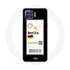 Case for Oppo A93 - Airplane Ticket - Flexible - Black - Protection - Unisex