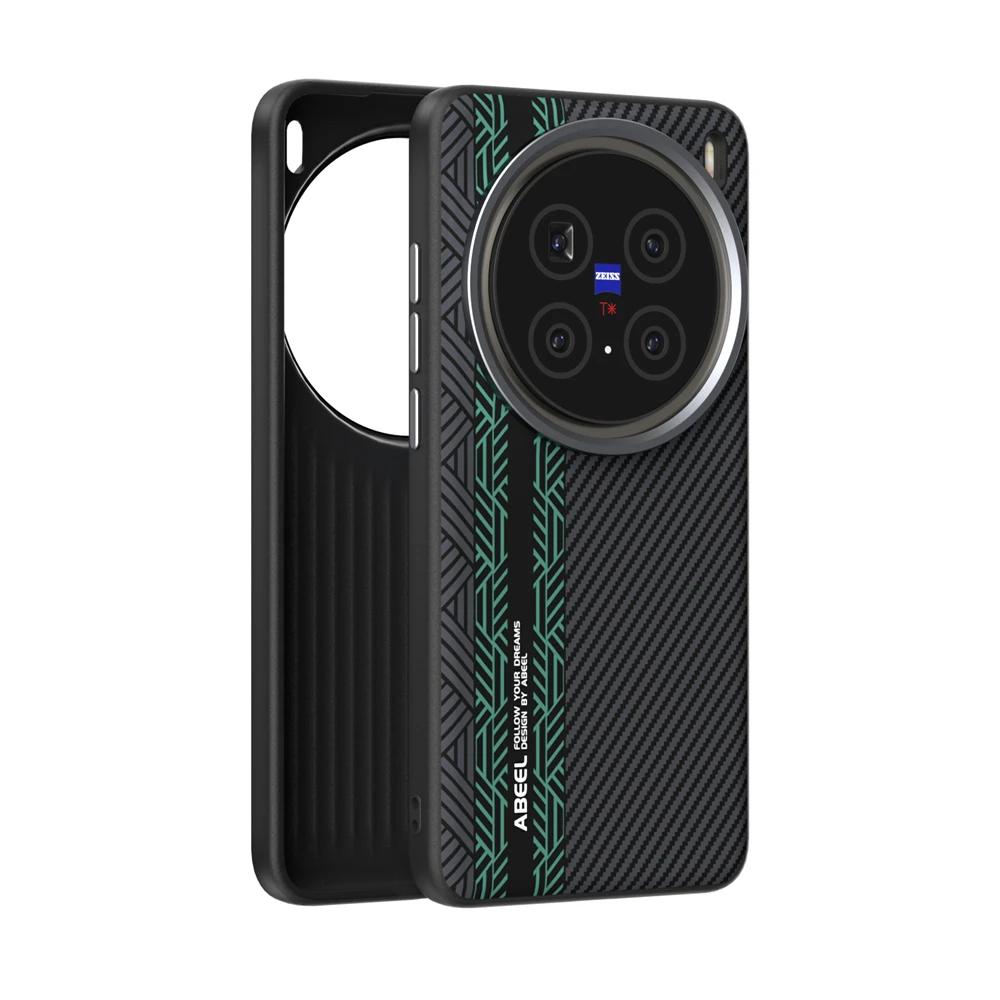 Чехол для Vivo X200 Pro с поддержкой Magsafe, тонкий, жесткий, из сплава, с защитой объектива, магнитный, для беспроводной зарядки, карбоновая крышка-оболочка, Vivo Grip