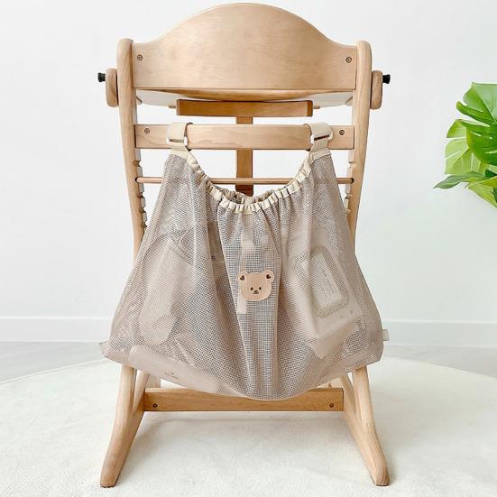 Портативный сетчатый держатель для коляски, сетчатая сумка, большой вместительный органайзер для коляски, сумка для хранения подгузников и бутылочек