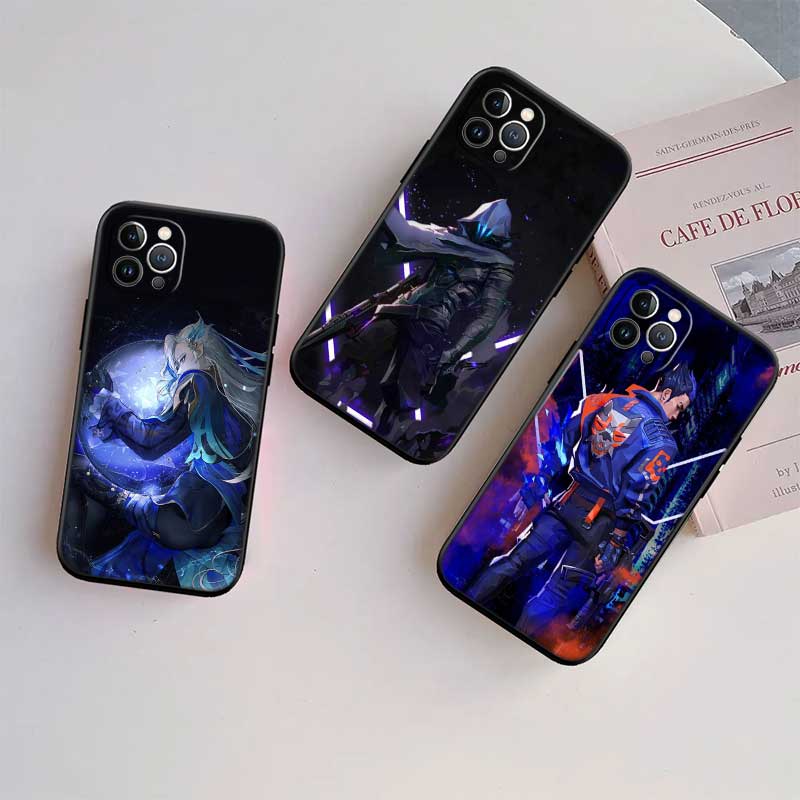 NH47 V-VALORANT New High-End Shell Phone Case for Redmi Note 10 11 12 Pro Max 10S 10C 10T 11A 11S 12S 12C
