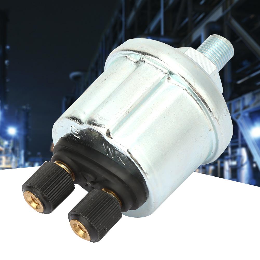 18 NPTF Bright Double Head Thread Car Oil Pressure Sensor Fit for VDO 010bar
