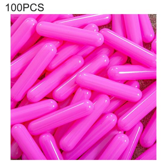 100 упаковок шариков с шариками для малышей, не содержащих фталатов, не содержащих BPA, устойчивых к раздавливанию пластиковых разноцветных игровых игрушек, многоразовые игровые мячи в форме конфет