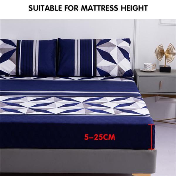 Водонепроницаемая простыня, противоскользящая простыня Super King Queen Size, наматрасник, защитный чехол/чехол для матраса (Нет наволочки)