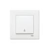 Square White Light Switch