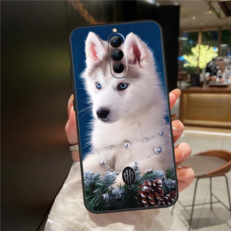 Animal Husky Puppy Case For Red Magic 9 8S 8 Pro Plus Cover For ZTE Nubia Red Magic 6S 7S 6 7 Pro 6R 5S 5G