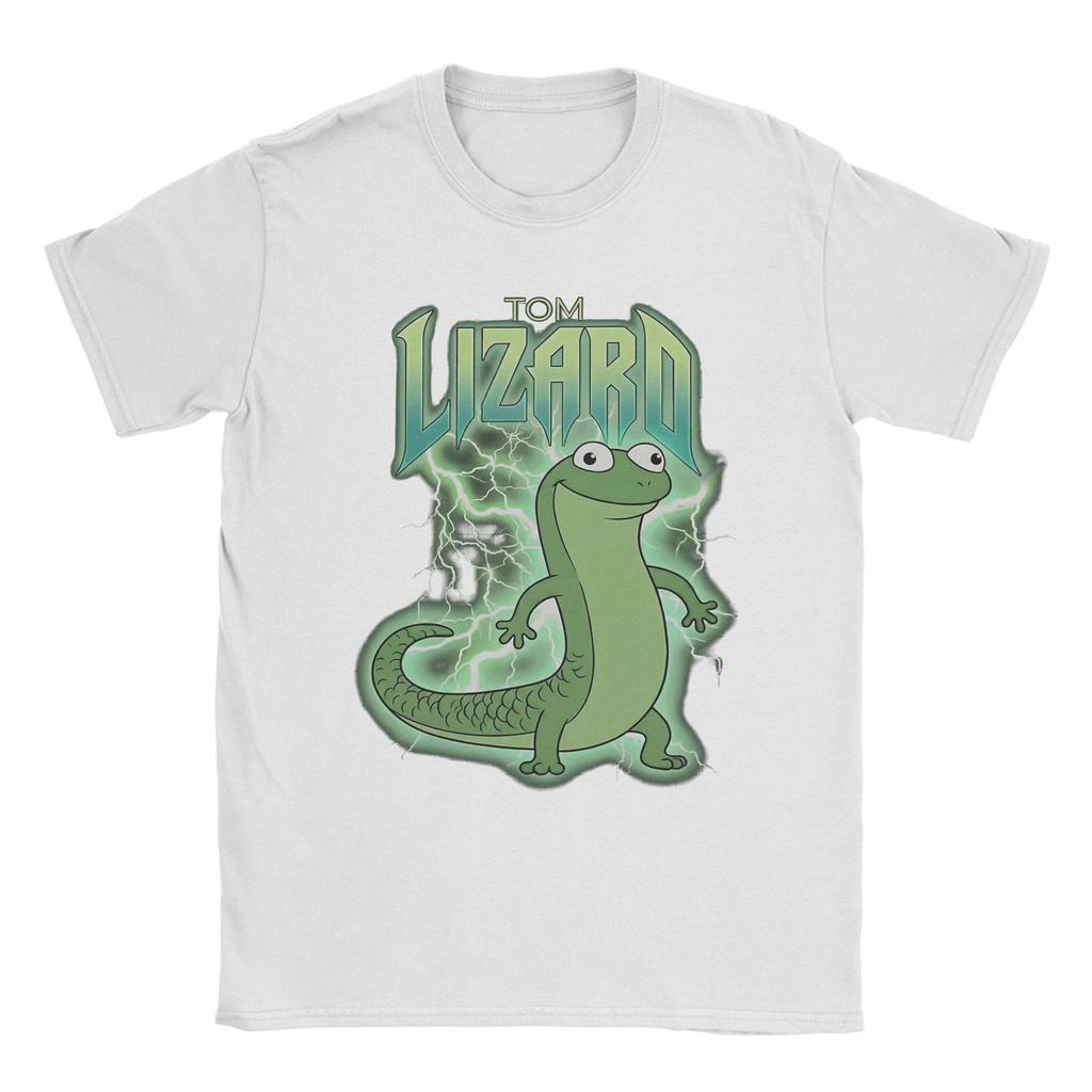 Unisex Unisexs Lizard Meme Funny Retro T Shirts Cotton Clothing Vintage Short Sleeve Round Collar Tees Classic TShirts