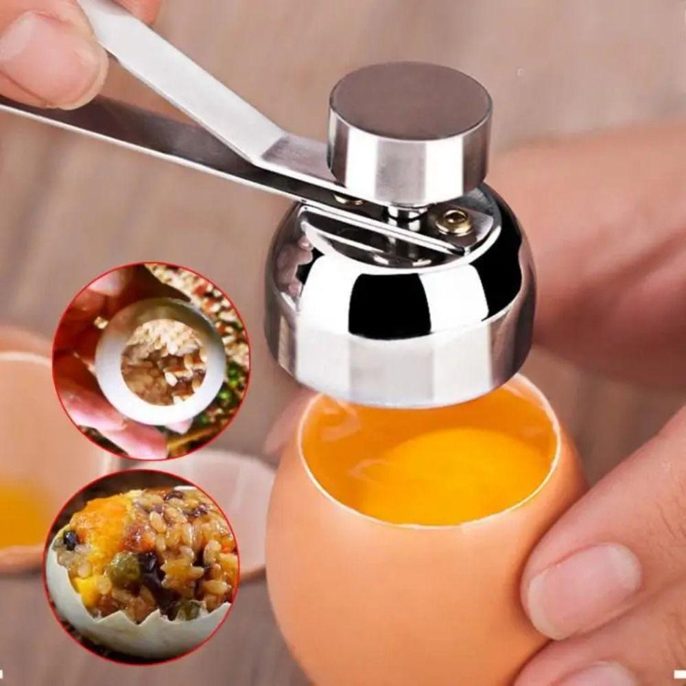 Boiled Raw Egg Egg Scissors 304 Stainless Steel Eggshell Cutter Creative Egg Topper Cutter