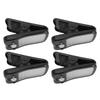 4pcs Clip On Solar Motion Sensor Lights 3 Modes Intelligent LED Light IP65 Water Proof for Fence Gutters Patio Camping