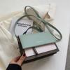 Color Blocking Trend Vertical Square Women's Bag Fashion Small Bag Crossbody Bag Women's Handbag Fashion One Shoulder Crossbody Bag