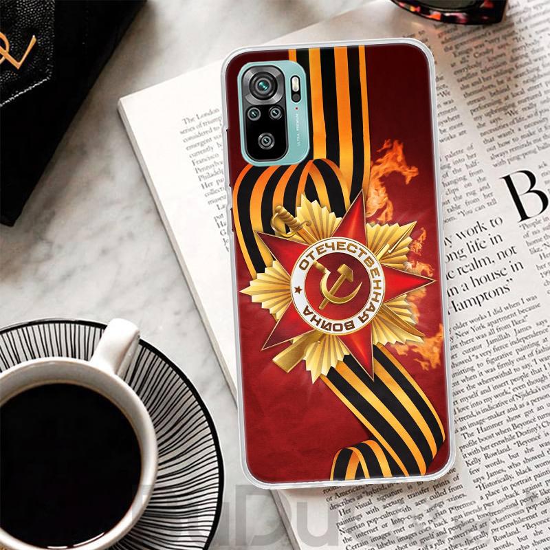 Russian Stalin Ussr Communism Cover For Xiaomi Redmi Note 14 13 12S 12 11 Pro Plus Phone Case 11S 10S 10 11E 11T 14Pro 13Pro Pri