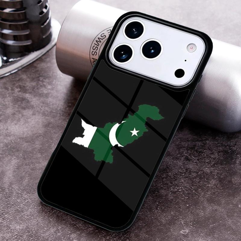 Чехол для телефона с флагом Пакистана для iPhone 17 16 15 Pro Max Air 14 13 12 11 Plus Ударопрочный Capa Чехол
