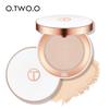 Face Setting Powder Cushion Compact Powder Oil-Control 3 Colors Matte Smooth Finish Concealer Makeup Pressed Powder