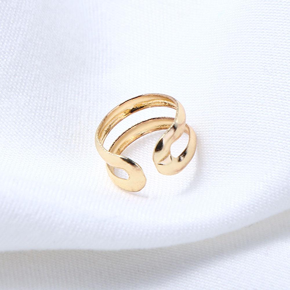 Pierced Gift Multi-layer Girl Ear Bone Clips Earring Set Korean Style Earrings Leaves Ear Cuff