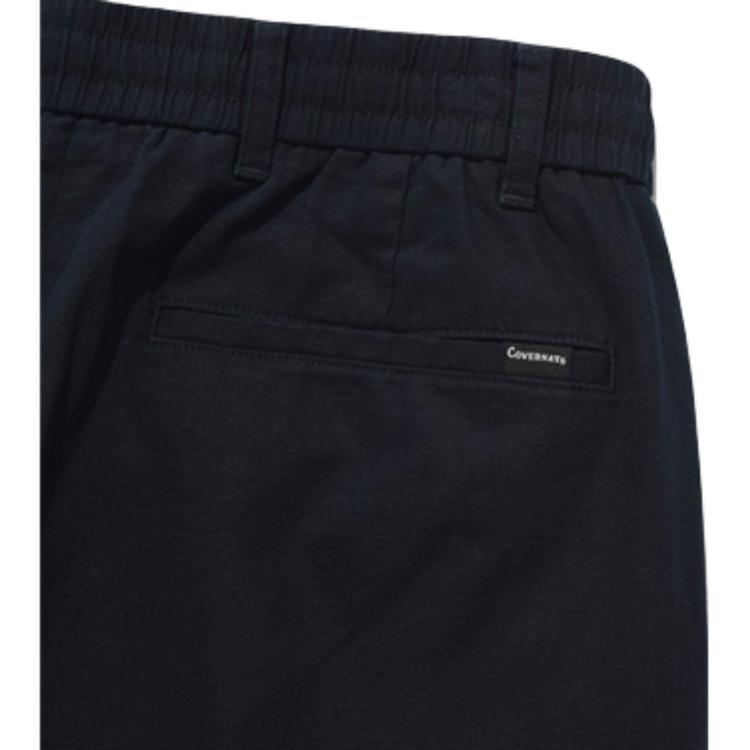 Covernat Ss23 Solid Color Comfortable Drawstring Straight Leg Casual Pants Unisex bottoms Navy-Blue CO2301PT11NA