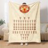 Manchester Blanket Soft Warm Cozy Perfect for Office Chair Chair Seaside for All Occasions Playful Design Gift for Travel Home Birthdays