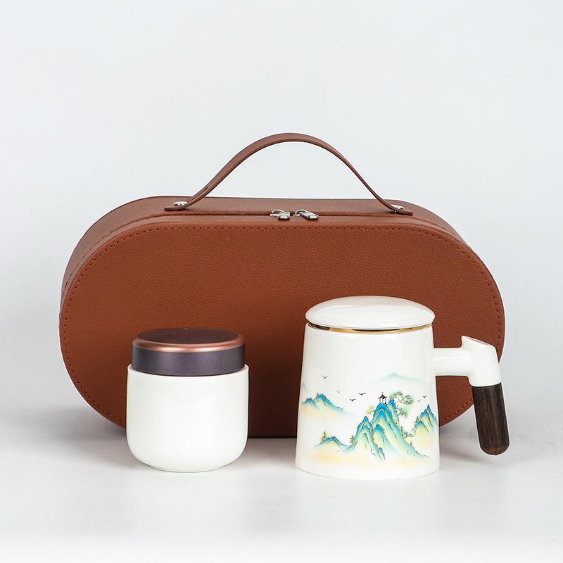 Ceramic Office Cup Mug Notebook Enterprise Insurance Real Estate Company Business Events Annual Meeting Gifts Plus