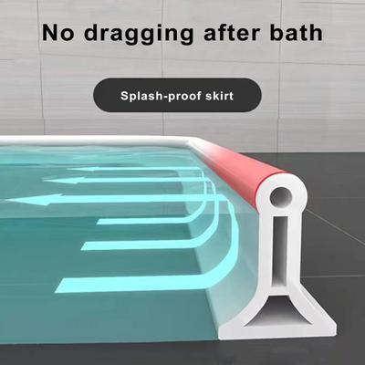 Полоса самоклеящаяся, гибкая, свободно режется, порог для душа, водная плотина, пробка для воды, уплотнительная лента