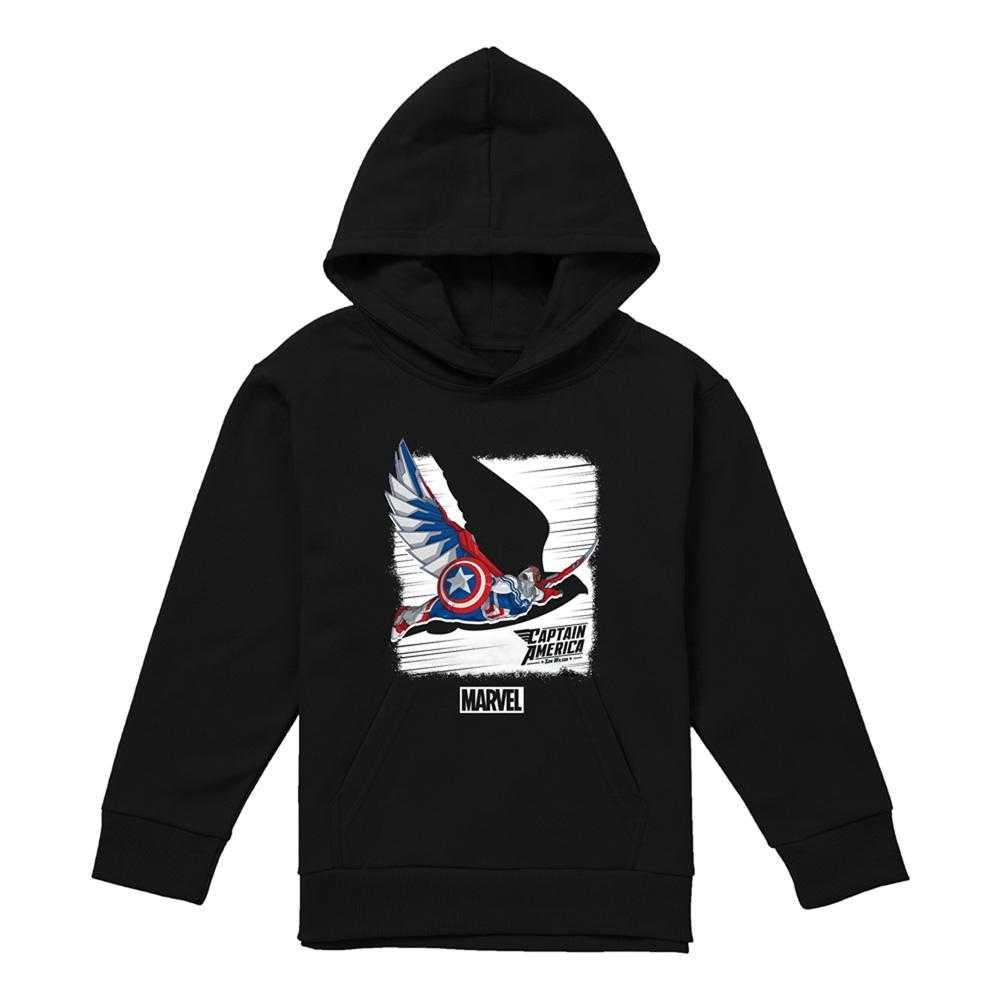 Captain America Childrens/Kids Falcon Pull Over Hoodie