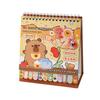 Coil 2026 Desk Calendar Capybara/Panda Schedule Planner Mini Calendar  Office School Supplies