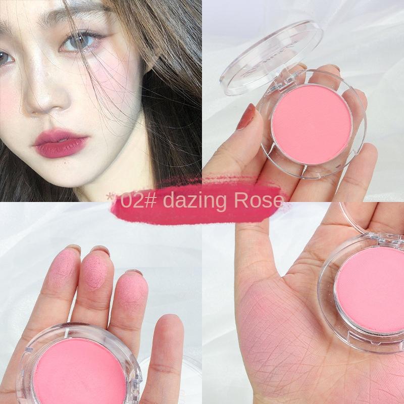 Monochrome Blush Face Brightening Long-lasting Waterproof Developing Nude Makeup Natural Highlights One Disc Beginner Blush Contouring Student Makeup