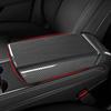 Накладка на подлокотник центральной консоли в стиле карбонового волокна для Tesla Model 3 2024+