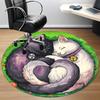 1 шт. Круглый ковер Harmony Cats для офиса, под офисные стулья, в спальню, гостиную, домашний декор, декор комнаты