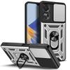 Для Oppo A17 чехол слайдер объектив камеры задняя крышка для Oppo A17 2022 A 17 4G OPPOA17 CPH2477 магнитное кольцо подставка бронированные чехлы для телефонов