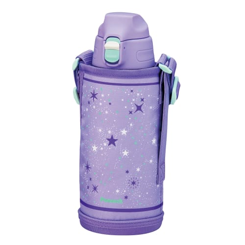 The-peacock Thermos Industry (The-peacock) Peacock Water Bottle, 800ml, Insulated, for Kids and Girls, Vacuum Insulated, One-Touch Operation, Direct D