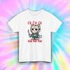 Funny Horror Cat Shirt Ch Ch Ch Meow Parody Creepy Kitty Tee S-5XL