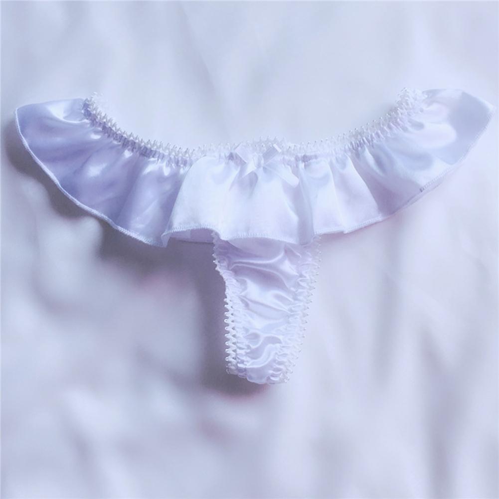 Boxer Underwear Emulation Silk Thong Lingerie T-Back Underpants Panties